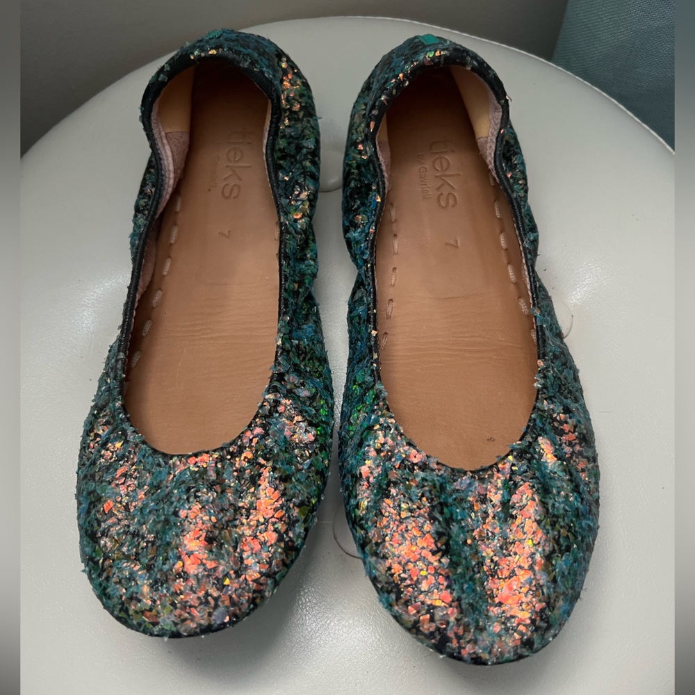 GUC Custom Tieks Multi Glitter sz 7